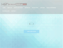 Tablet Screenshot of hsn-shop.de